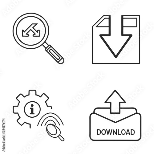 Modern UI Icons Set for Web and App Design