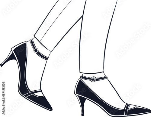 Modern Heels Vector Art Collection for Artists
