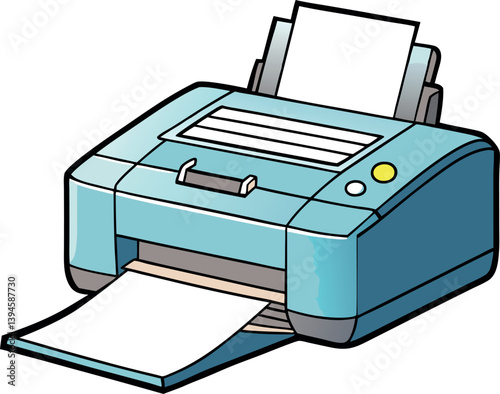 Fotocopy Machine Vector Art for Graphic Designers
