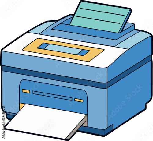 Fotocopy Machine Vector Art for Graphic Designers