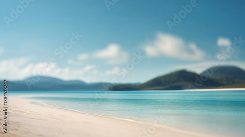 Wallpaper Mural Beautiful beach landscape with turquoise water and white sand for travel and vacation concept Torontodigital.ca