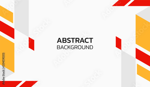 Free Download Red and yellow abstract geometric background vector illustration - GFXLoad