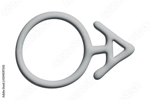 3d aliagender gender identity icon Symbol used to represent sex and gender