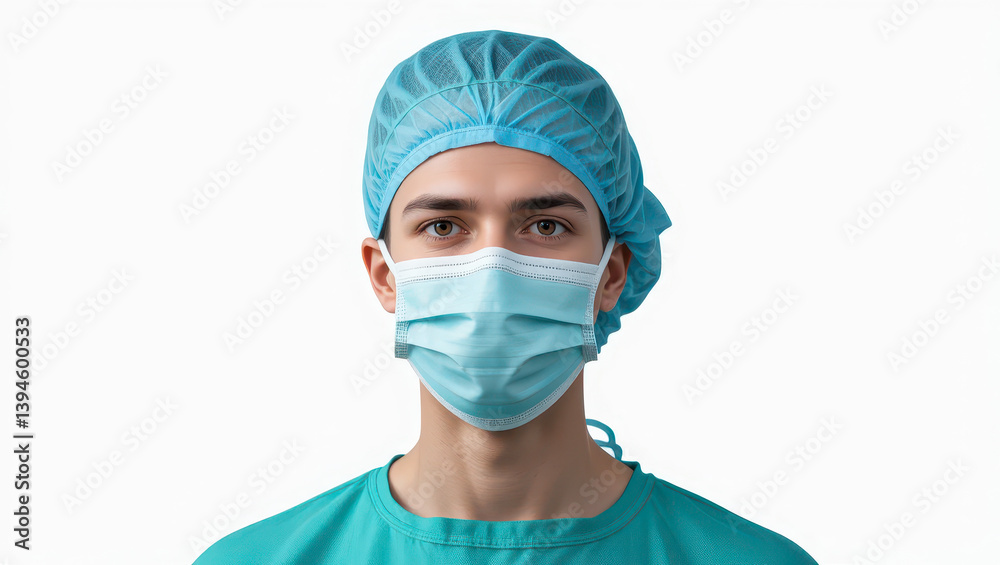 Healthcare Professional in Surgical Gear Healthcare Professional in Surgical Gear