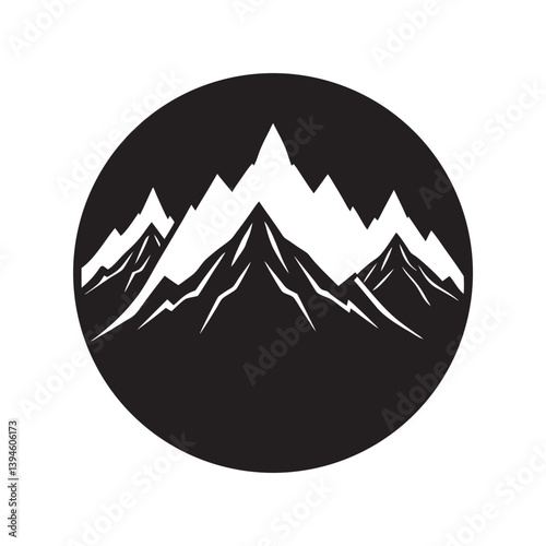 High Tatras Mountains Vector for Hiking and Nature Posters