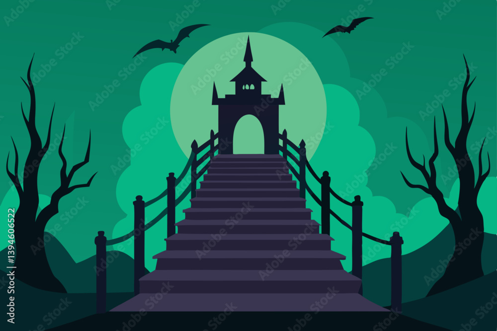 spooky halloween background