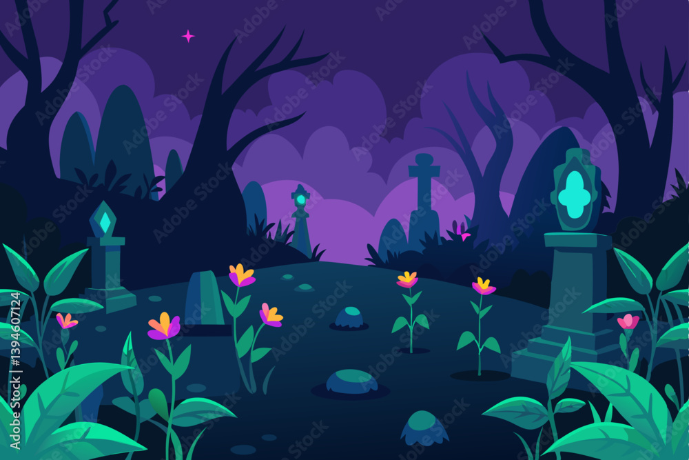 spring flowers in the forest