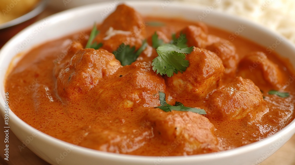 Aromatic Chicken Curry in Creamy Sauce Aromatic Chicken Curry in Creamy Sauce
