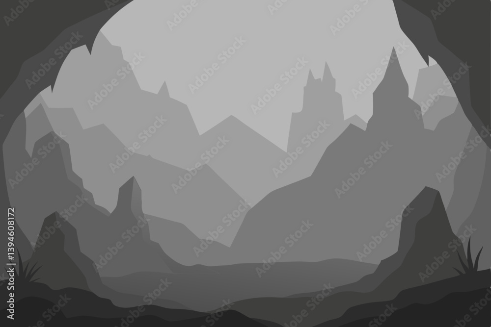 mountain landscape in the mountains