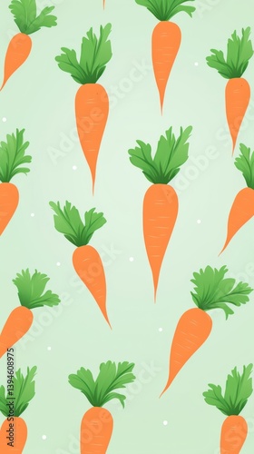 Carrot backgrounds vegetable pattern.