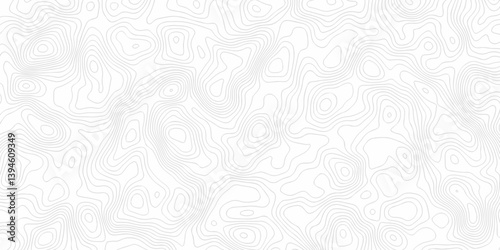 Contour abstract map relief land outline. Topographic map patterns. White wave paper curved reliefs abstract background. Background of the topography map. Abstract pattern with lines.
