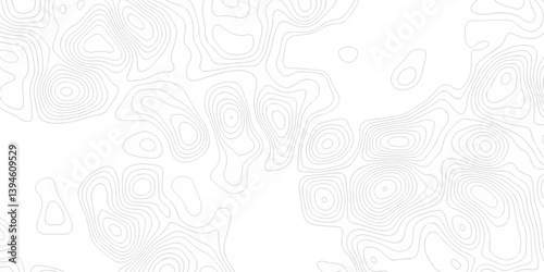 Contour abstract map relief land outline. Topographic map patterns. White wave paper curved reliefs abstract background. Background of the topography map. Abstract pattern with lines.