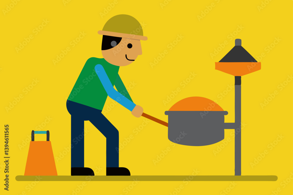 vector illustration of a man