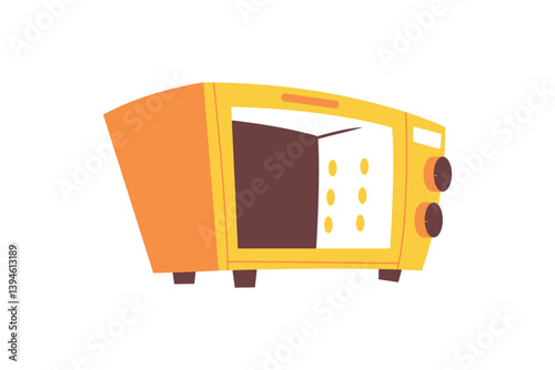 Oven Home Appliance Vector Illustration