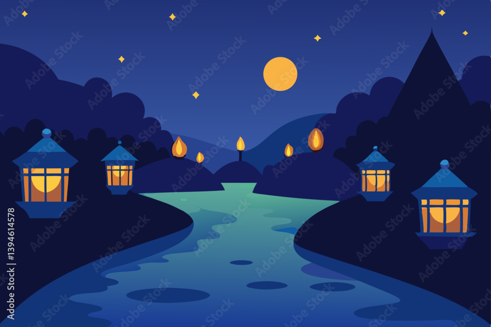 vector illustration of a city