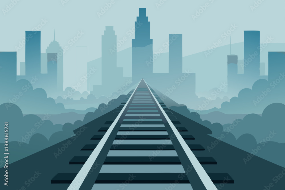 bridge over the city