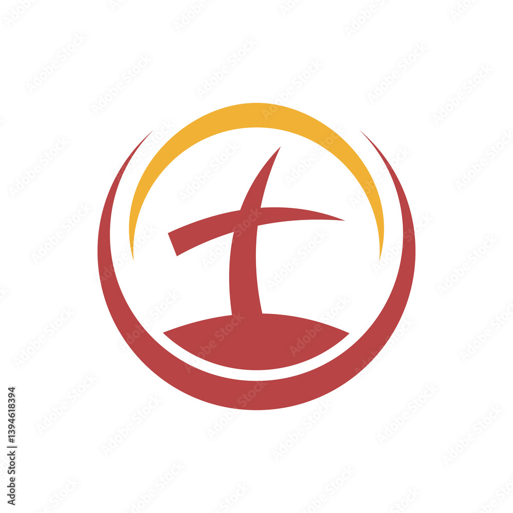Obraz premium church symbol