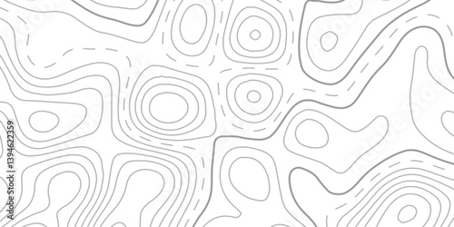Topographic Map-Inspired Background Featuring Geographic Contour Lines and Elevation Assignments with Wavy Patterns on a White Paper-Textured Surface – A Modern Homage to Classic Cartography