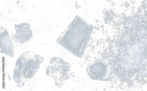 Png ice blue cold, Cuba crystal water waterglass
