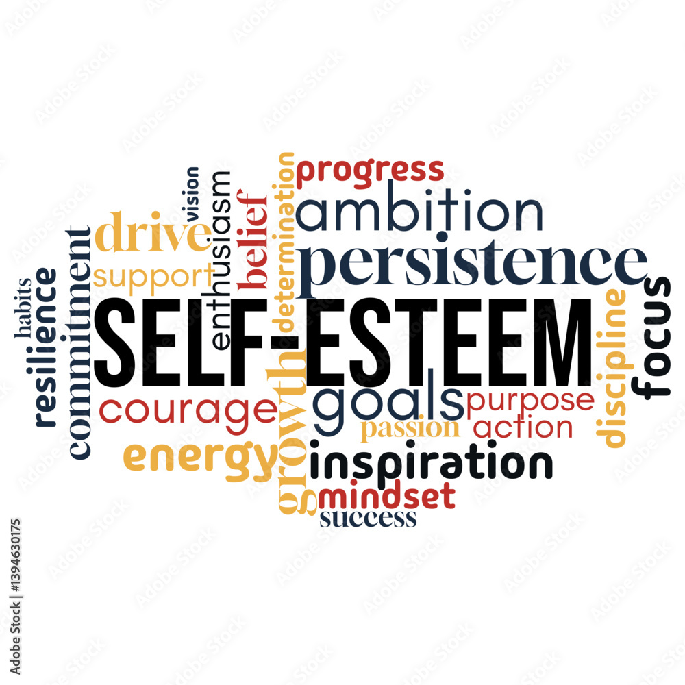 A bold and empowering word cloud centered on A bold and empowering word cloud centered on