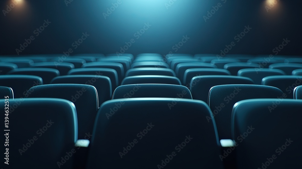 Empty cinema seats Empty cinema seats
