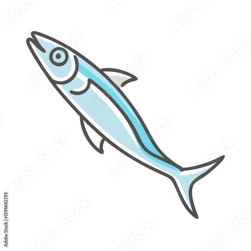 anchovy icon, anchovy vector illustration-simple illustration of anchovy, perfect for anchovy logos and icons