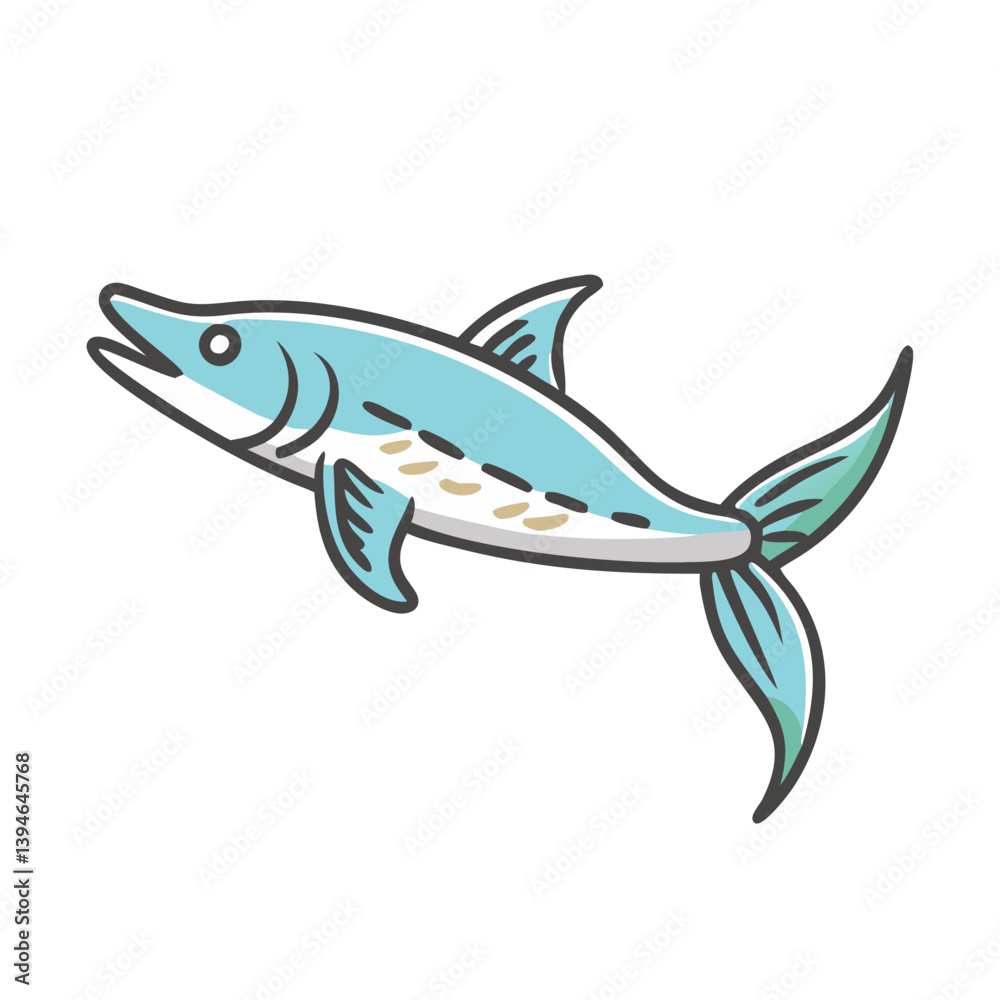 barracuda icon, barracuda vector illustration-simple illustration of barracuda, perfect for barracuda logos and icons barracuda icon, barracuda vector illustration-simple illustration of barracuda, perfect for barracuda logos and icons