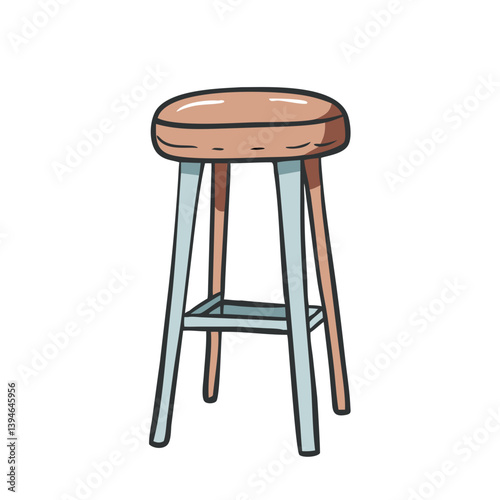 bar stool icon, bar stool vector illustration-simple illustration of bar stool, perfect for bar stool logos and icons