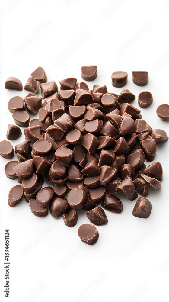 Tiny figurines of realistic chocolates, closeup Tiny figurines of realistic chocolates, closeup