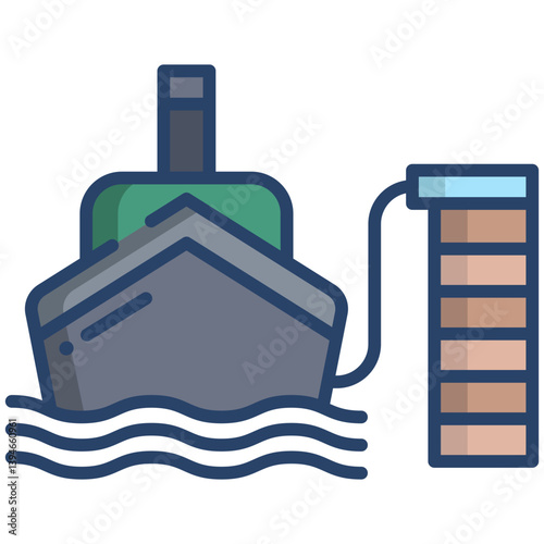 Linear color Port icon