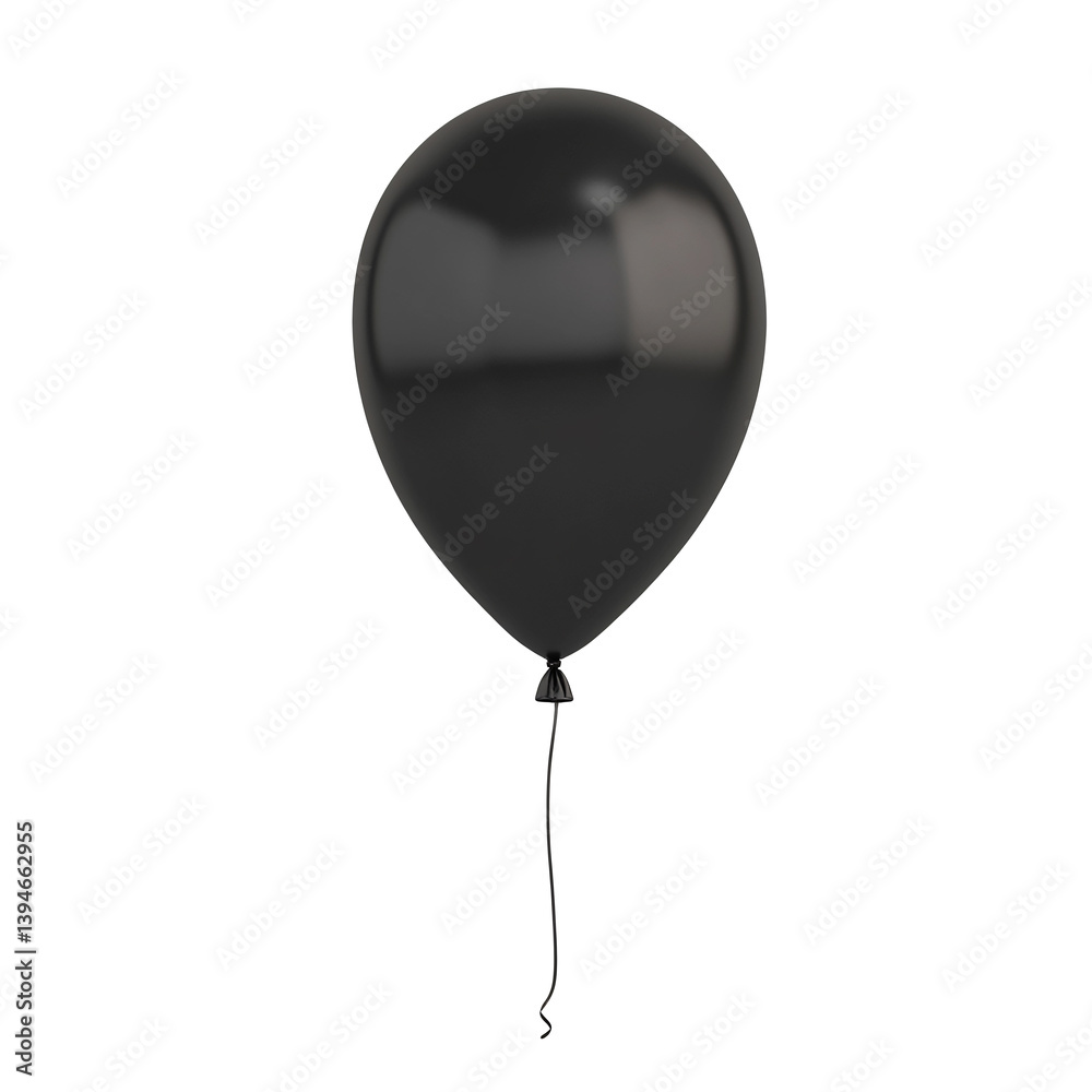 Black balloon with highlights. Without background. PNG
Black balloon with highlights. Without background. PNG