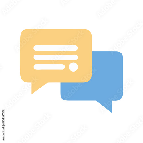 Chat Icon Design for Coloring Pages