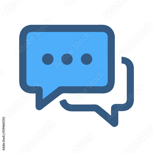 Chat Icon Design for Coloring Pages