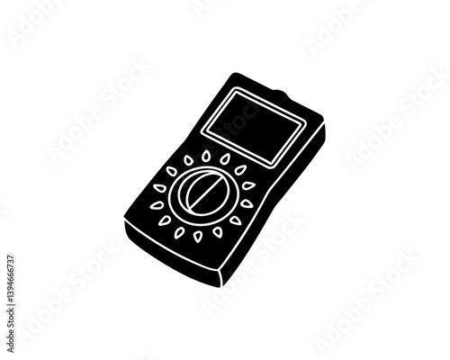 creative details multimeter icon vector illustration