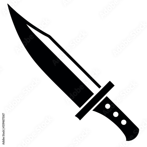 Vector Illustration of Various Types of Knives design