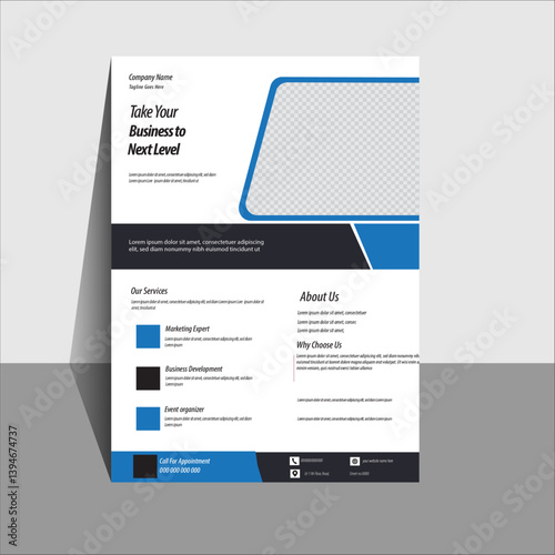  business flyer design modern corporate creative a4 poster advertisement print ready flyer template design
