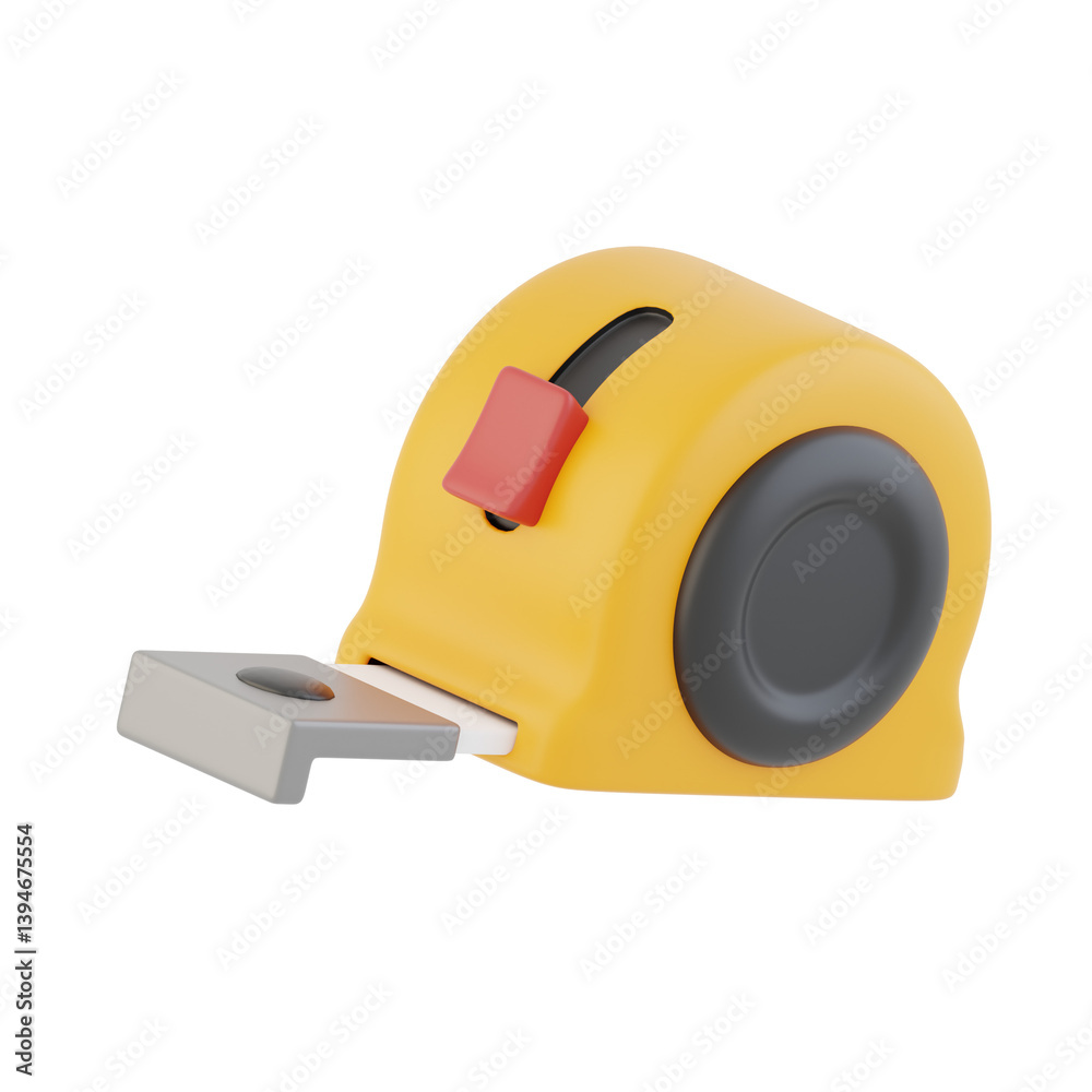 Measure Tape 3D Icon, 3D Illustrations Measure Tape 3D Icon, 3D Illustrations