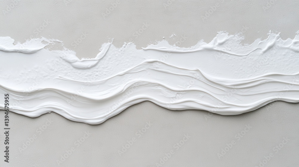 Obraz premium Smooth White Texture on Light Background for Art and Design Projects, Abstract Creative Surface Patterns