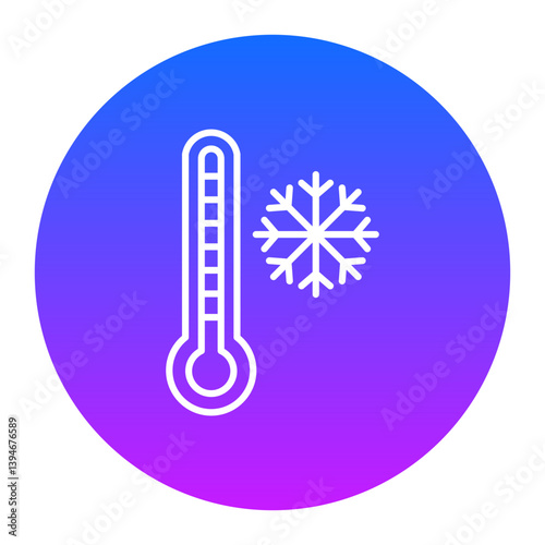 Cold Temperature Icon