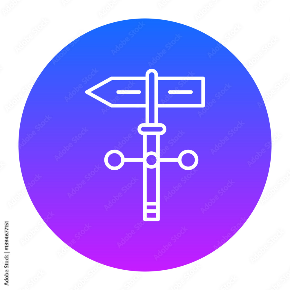 Wind Vane Icon Wind Vane Icon