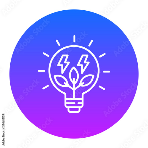 Energy Saving Icon