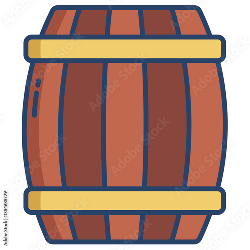 Linear color Cask icon