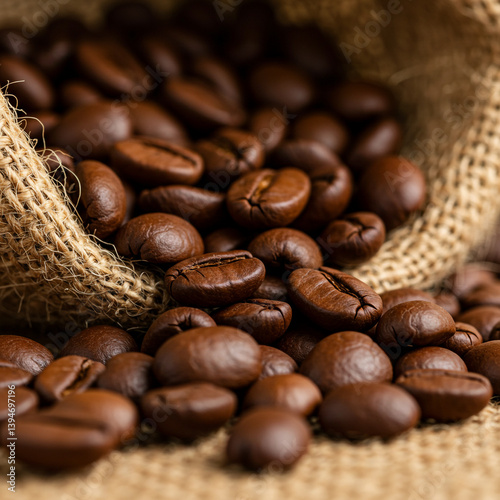 Detailed View of Roasted Co...