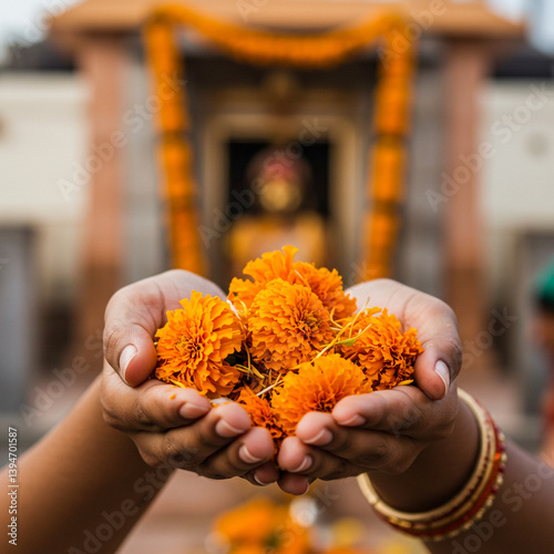 Close-up of Hands Holding B...