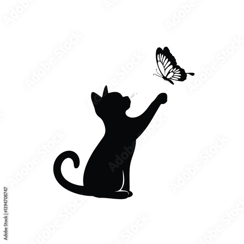 Pet Care and Animal Love Silhouette Icon Set – Vector Illustrations of Cats, Dogs, Horses, and Humans Interacting with Pets