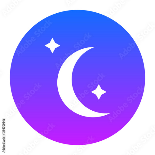 Waxing Moon Icon