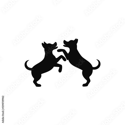 Photography animal silhouette, bird silhouette, farm animal, pet icon, black silhouette, vec