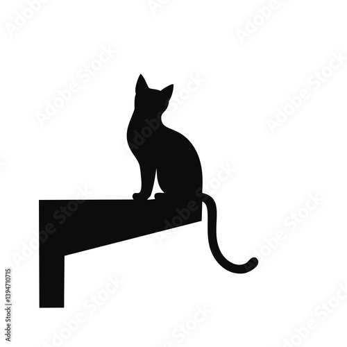 Canvas Print animal silhouette, bird silhouette, farm animal, pet icon, black silhouette, vec