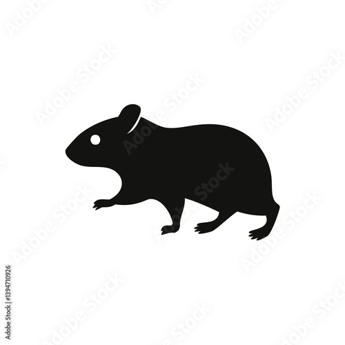 Photography animal silhouette, bird silhouette, farm animal, pet icon, black silhouette, vec