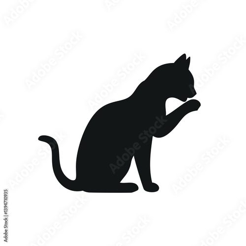Canvas Print animal silhouette, bird silhouette, farm animal, pet icon, black silhouette, vec